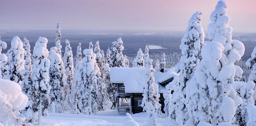 Фінська зима Лапландія