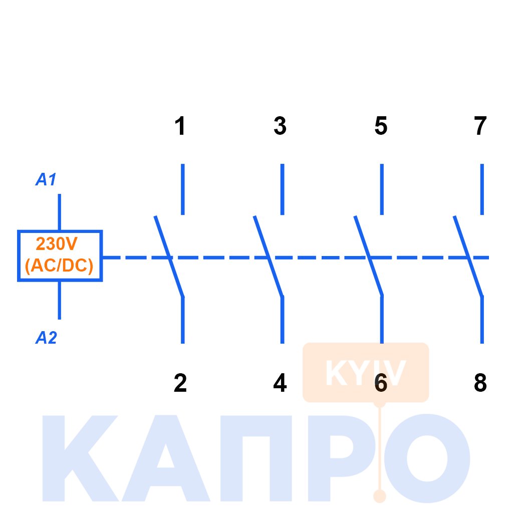 1SAE341111R0640 Контактор  ESB40-40N-06 купити ціна опис | КАПРО-Київ