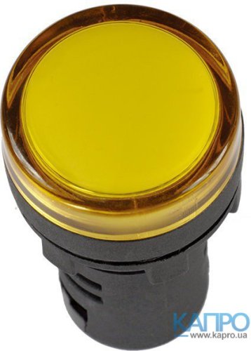 Головка сигнал.LED-матрица d22 AC230V іЕК AD22DS(LED) жовт BLS10-ADDS-230-K05