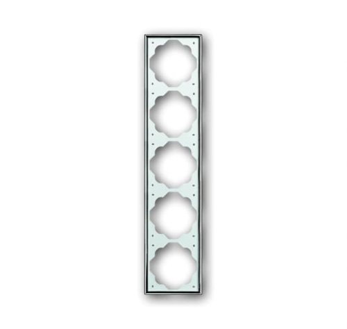 Рамка 5-я ABB Impuls 1725-726 (хром)