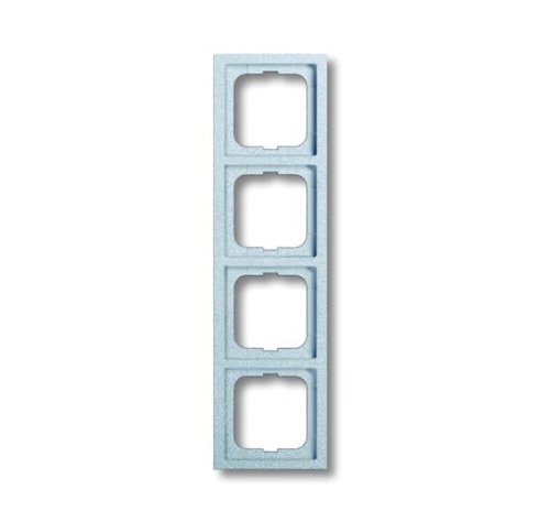 Рамка 4-я ABB Future Linear 1724-183K сіребрист.алюм.