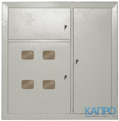 Корпус вбуд. метал.етажний 4*(1/3ф.лічильник+9мод) IP31 іЕК ЩЭ-4-1 36 УХЛЗ MKM42-04-31 сір