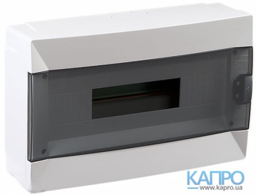 Корпус зовніш. пласт.з прозор.дверцятами 16мод IP40 Makel 63116