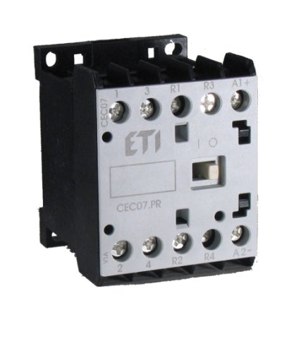 Миниконтактор 3-п 24V ETI AC CEC 12.10 (12А 5,5kW AC3) 4но 4641074