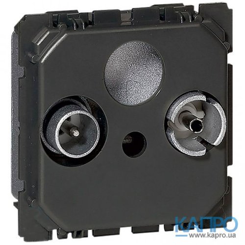 Механизм розетки TV+R проходной Сeliane 67384
