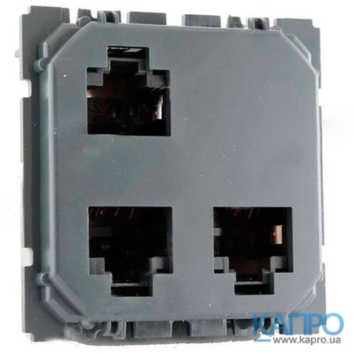 Механизм розетки 3-й RJ-45 Celiane 67390