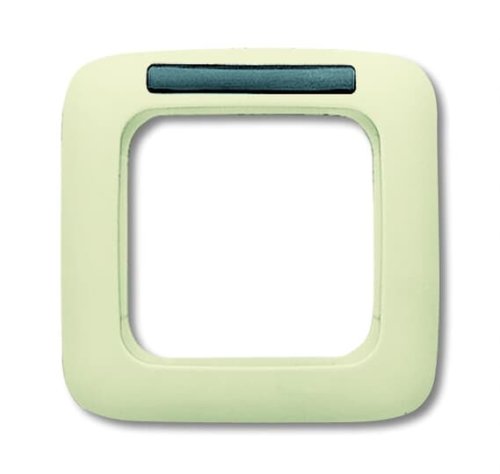 Рамка 1-я с полем для надписи и держат.шильдика ABB Busch Duro 1721 NS-212-500 сл/кость