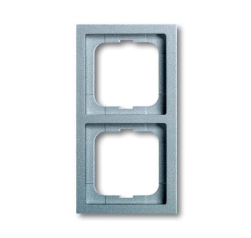 Рамка 2-я ABB Future Linear 1722-183K сіребрист.алюм.