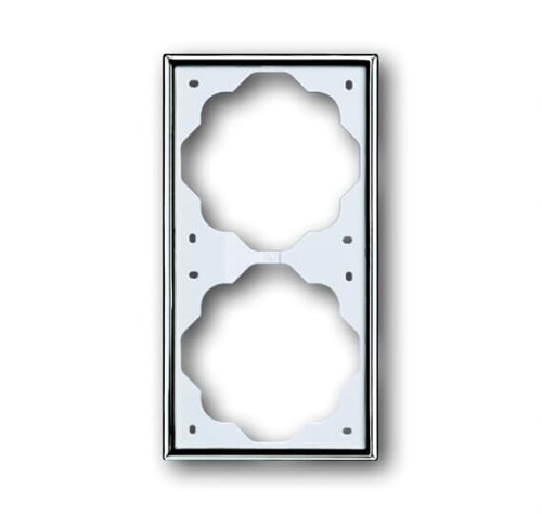 Рамка 2-я ABB Impuls 1722-726 (хром)