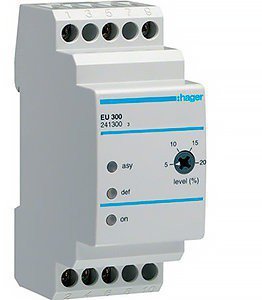 Реле контроля фаз многофункциональное DIN 2мод. Hager EU300  Реле контроля фаз многофункциональное DIN 2мод. Hager EU300