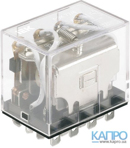 Реле промежут.AC12V 10А ИЭК РЭК77/4 RRP10-4-10-012A  Реле промежут.AC12V 10А ИЭК РЭК77/4 RRP10-4-10-012A