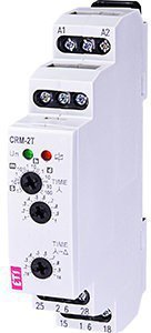 Реле пуска двигателя аналог.звезда-треуг.AC/DC12-240 1мод.ETI CRM-2T UNI (2*16А AC1) 2470013