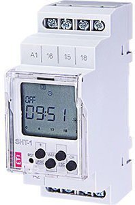 Реле часу цифр.суточ/тижневий резерв 3роки AC/DC12-240 2мод.ETI SHT-1 UNI (1*16А AC1) 2470051