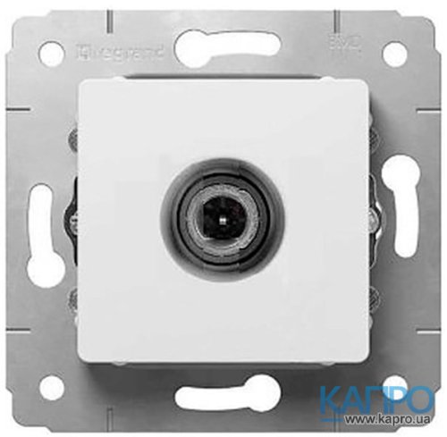 Розетка TV концевая 2150МГц затух.10dB Cariva 773679 бел
