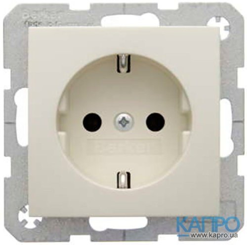 Розетка з заземл.контактом 16А Berker S.1/B.1-7 47438982 біл