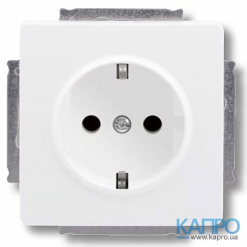 Розетка с заземл.контактом 16А ABB Swing 5518G-A03449 В1 бел