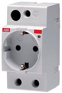 Розетка Schuko на DIN-рейку Abb M1175 2CSM210000R0721