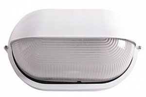 Світильник Овал полузакритий 100W Е27 IP54 E.Next I002027 e.light1402.1.100.27 білий