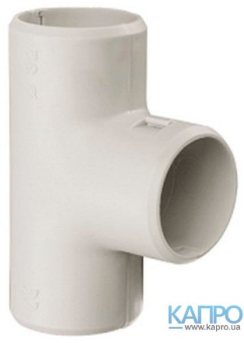 Тройник для труб открывающийся IP40 ИЭК TIG 25мм CTA10D-TIG25-K41-025