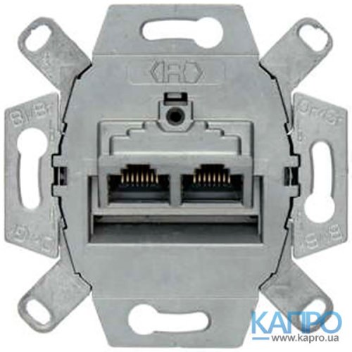 Механизм розетки UAE 8/8-полюс.Кат.5е Класс D Berker 455501