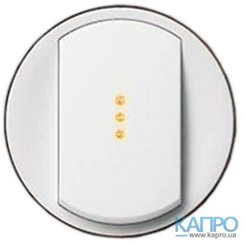 Клавиша выключателя 1-кл.п/св.Celiane 68003 бел