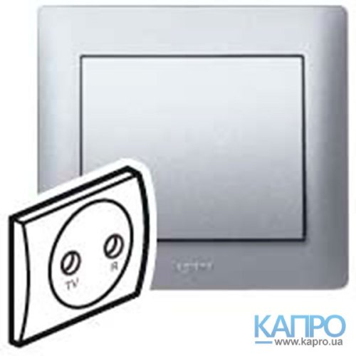 Панель розетки TV+R Galea Life 771372 алюм