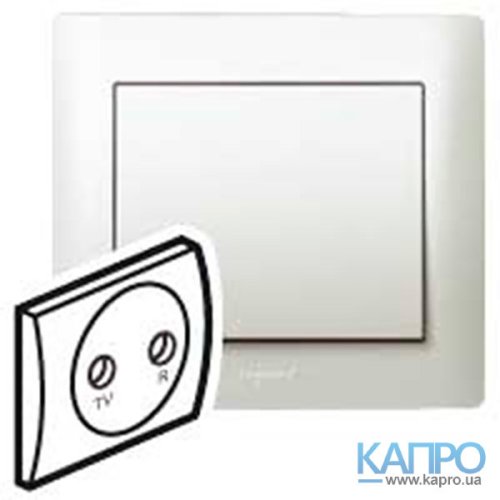 Панель розетки TV+R Galea Life 771572 (жемчуж.)