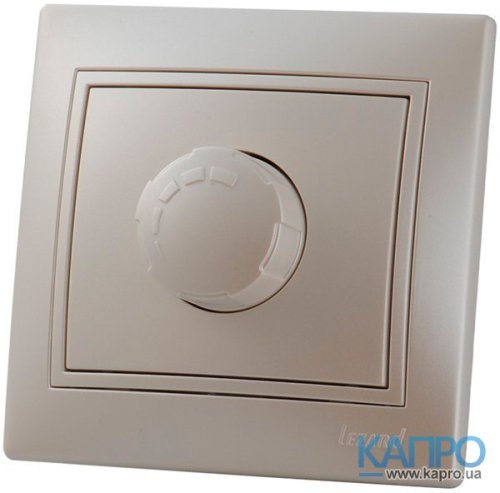 Димер поворот.1000W Lezard Mira 701-3030-157 біл.перламутр