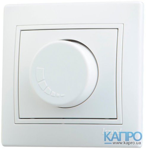 Димер поворот.800W Lezard Mira 701-0202-115 біл  Димер поворот.800W Lezard Mira 701-0202-115 біл