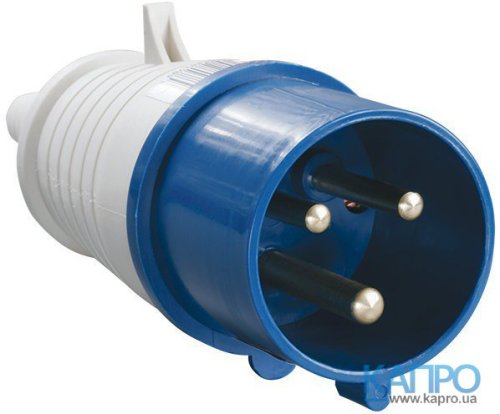 Вилка кабельна 220V IP44 іЕК 3п 32А ССИ-023 PSR01-032-3