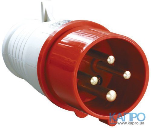 Вилка кабельна 380V IP44 іЕК 4п 32А ССИ-024 PSR02-032-4