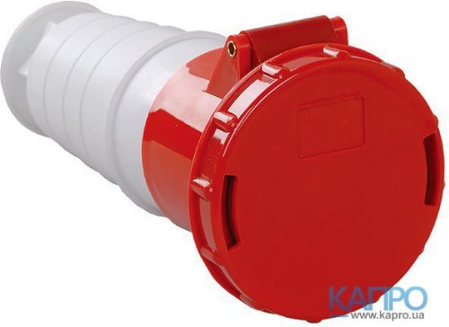Розетка кабельна 380V IP44 іЕК 4п 63А ССИ-234 PSR22-063-4
