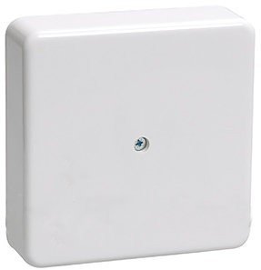 Коробка распредел.с контакт.группой IP20 ИЭК 75*75*20 КМ41212-01 UKO10-075-075-020-K01 бел