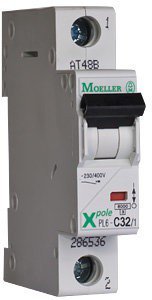 Выключатель автоматический 1-п Eaton 6kA PL6-C32/1 32А 286536
