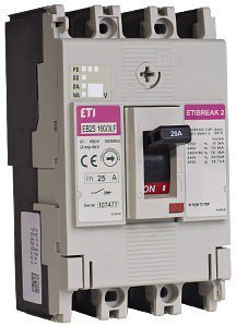 Выключатель автоматический 3-п ETI 16kA ETIBREAK EB2S 160/3LF 25А 4671803