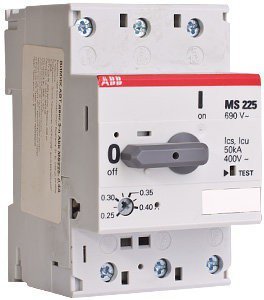 Автомат защиты двигателя 3-п Abb MS225-0,4А 1SAM151000R1003  Автомат защиты двигателя 3-п Abb MS225-0,4А 1SAM151000R1003