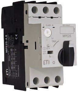 Автомат защиты двигателя 3-п ETI MPE 25-4 (2,5-4А) 4648008