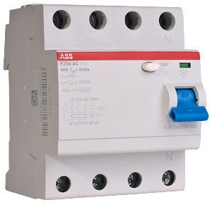 Диф.реле 4-п Abb F204 AC- 40/0,3А 2CSF204001R3400