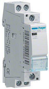 Контактор DIN 230V 1мод.Hager ESC225 25A 2но