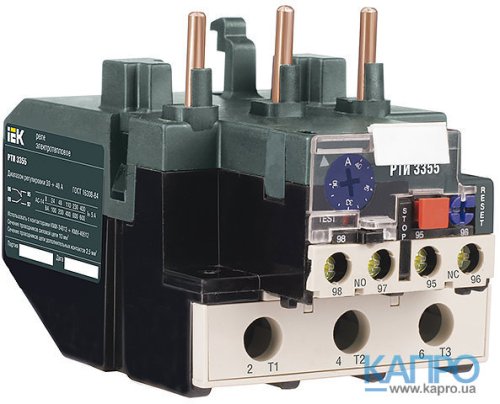 Реле теплове 4,0-6,0А іЕК РТИ-1310 DRT10-0004-0006