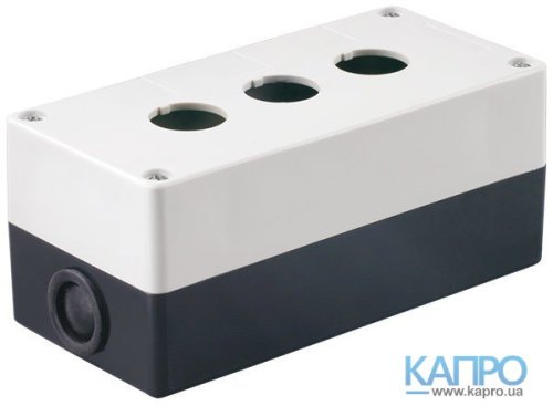 Корпус 3-пост.іЕК КП103 біл. BKP10-3-K01