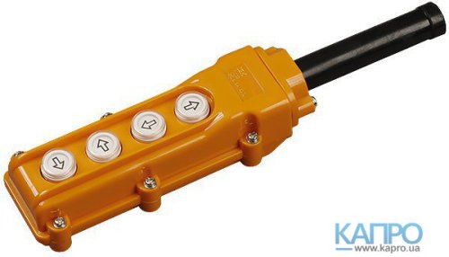 Пост тельфер.4кноп. IP54 ИЭК ПКТ-62 бел BPU10-4