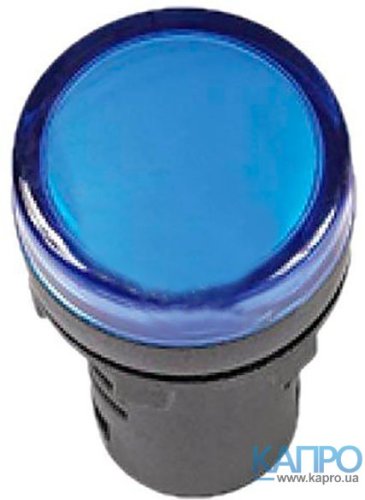 Головка сигнал.LED-матрица d16 AC/DC24V іЕК AD16DS(LED) син BLS10-ADDS-024-K07-16