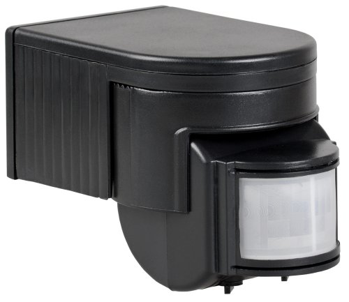 Датчик руху настін.1100W(600VA) 180' 12м IP44 іЕК ДД 012 чорн LDD10-012-1100-002