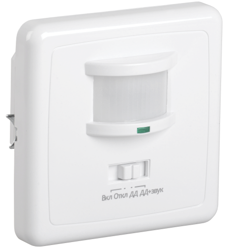 Датчик движения в монтаж.коробку 40-500W 140' 12м IP20 ИЭК ДД 035 бел LDD12-035-500-001