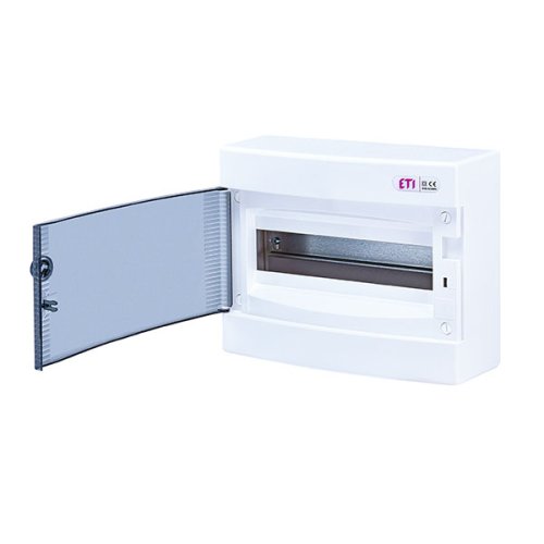 Корпус наруж.пласт.с прозр.дверкой 12мод IP40 ETI DIDO-E ECT 12PT 1101001
