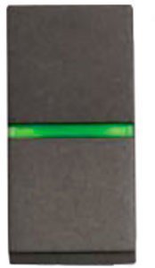 Выключатель 1-кл.1мод.c контр.п/св.ABB Zenit N2101.5 AN антрацит