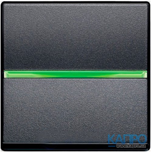 Выключатель 1-кл.2мод.c контр.п/св.ABB Zenit N2201.5 AN антрацит  Выключатель 1-кл.2мод.c контр.п/св.ABB Zenit N2201.5 AN антрацит