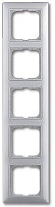 Рамка 5-я ABB Basic55 2515-94-507 альп.біл 2CKA001725A1483