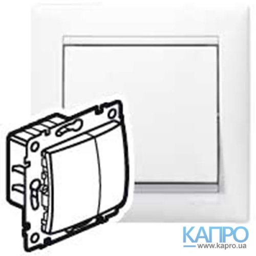 Димер кнопковий 40-400VA Valena 770062 біл